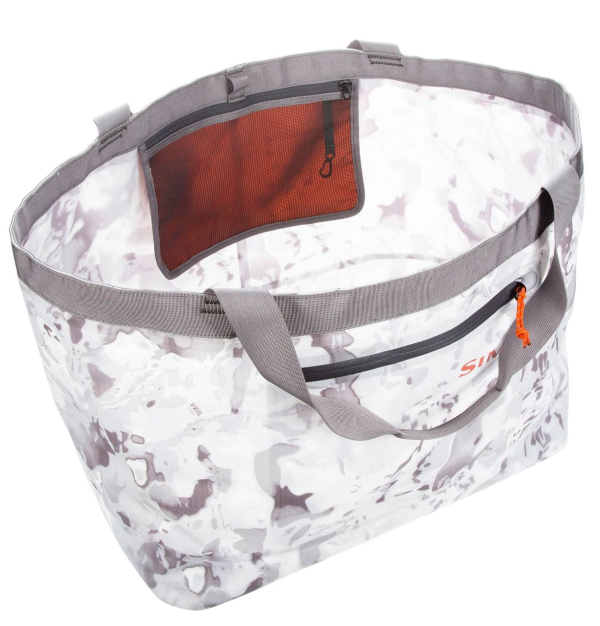 Simms Dry Creek Simple Tote Cloud Camo Grey Side Simms Dry Creek Simple Tote Cloud Camo Grey Side